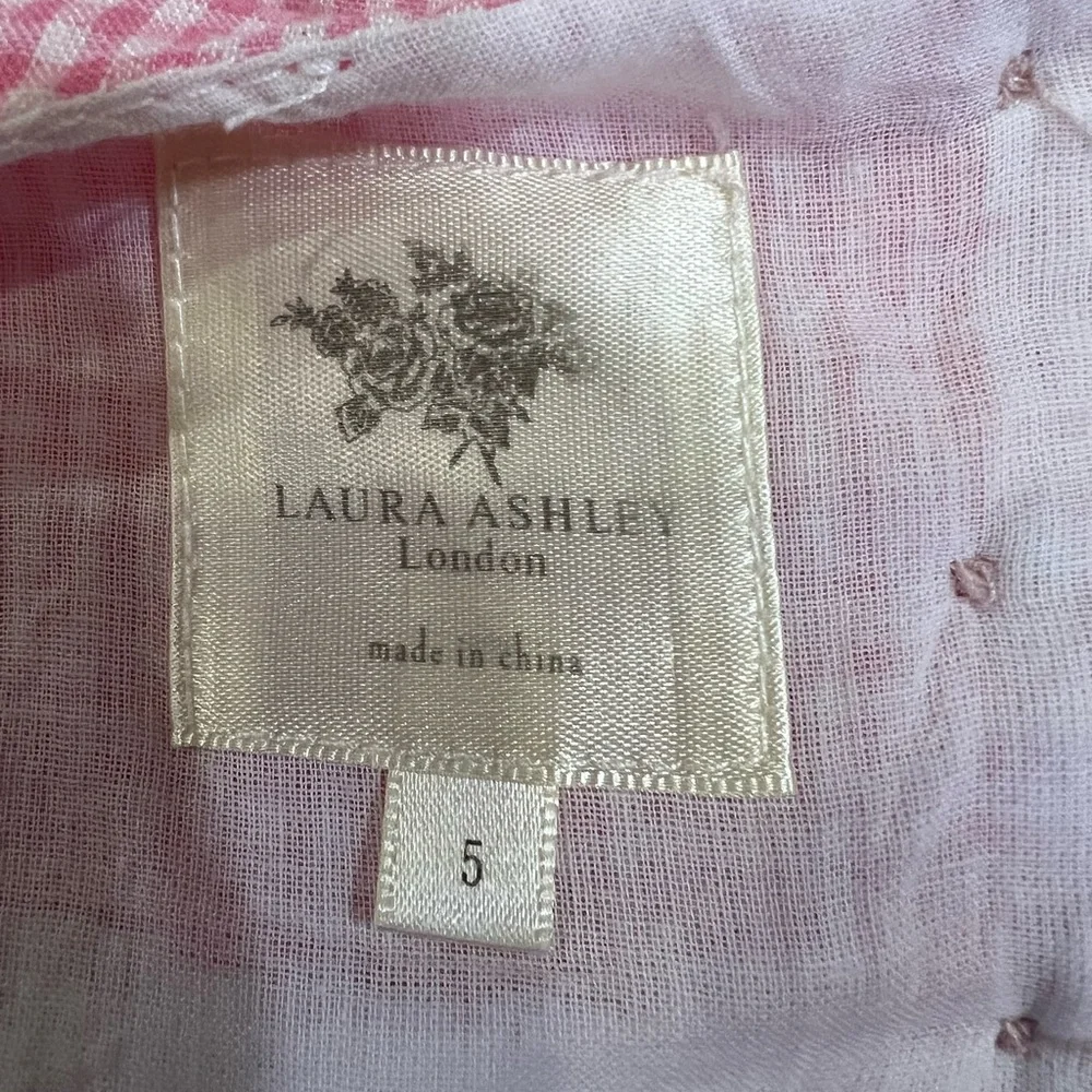 Laura Ashley pink and white gimgim dress! - Picture 9 of 9